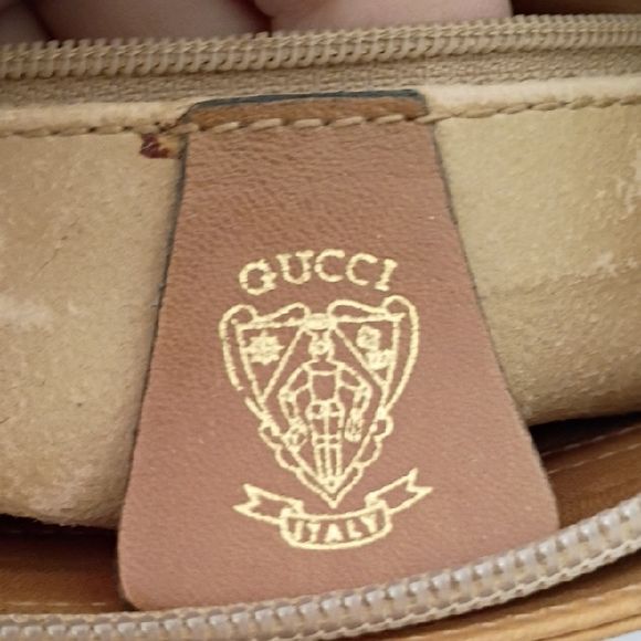 Vintage Gucci Micro GG Monogram Canvas & Leather Shoulder Bag - Picture 12 of 16